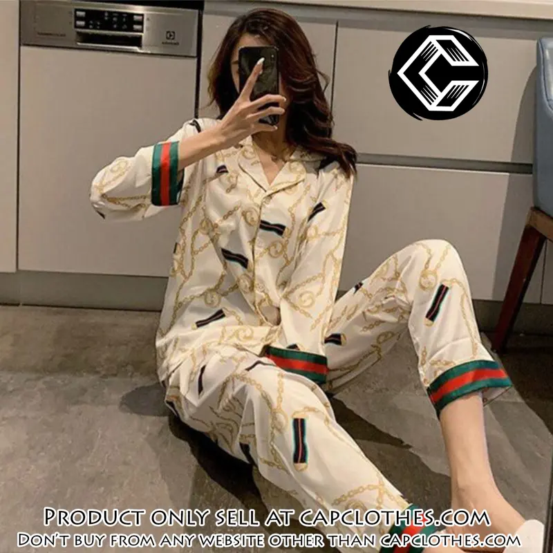 Trending luxury fashion gucci satin pajama set pjs1047 cc1808379